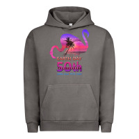 Pigment Tornado earth day 50th anniversary pink flamingos sunset silhouette Urban Hoodie - linhVisuals