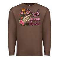 Chestnut be real not perfect Premium Sweatshirt - JahusDesignShop