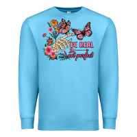 Ocean Blue be real not perfect Premium Sweatshirt - JahusDesignShop