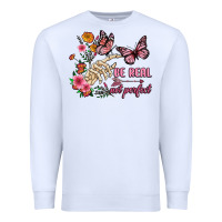 White be real not perfect Premium Sweatshirt - JahusDesignShop