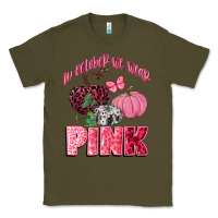 Army Green in october we wear pink Classic Tee - CowGirlArtShop