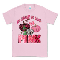 Bubblegum Pink in october we wear pink Classic Tee - CowGirlArtShop