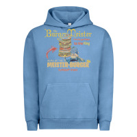 Pigment Pebble Blue the burgermeister home of the meister burger Urban Hoodie - linhVisuals