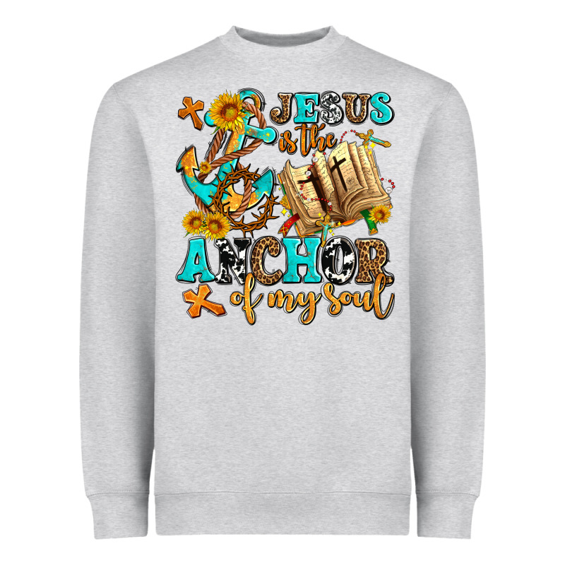 Jesus Is The Anchor Of My Soul Heavyweight Sweatshirt by AdoDesignShop | Teevron
