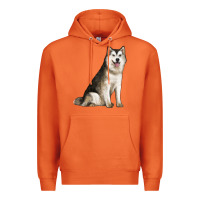 Carrot Alaskan Malamute Dog Premium Hoodie - LillyAllenDesigns