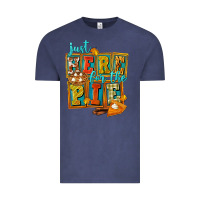 Vintage Denim Just Here For The Pie Vintage Tee - FaDigitalArtStudio