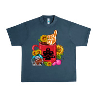 Midnight Navy Western Football Coffee cup Urban Heavy Tee - FaDigitalArtStudio
