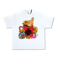 White Western Football Coffee cup Urban Heavy Tee - FaDigitalArtStudio