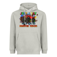 Moon Dust just a boy who loves monster trucks Heavyweight Hoodie - JahusDesignShop