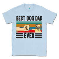 Dusty Blue Best Dog Dad Ever Classic Tee - Bettercallsaul
