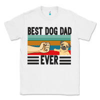White Best Dog Dad Ever Classic Tee - Bettercallsaul