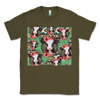 Army Green baby cow floral aztec tumbler Classic Tee - Jasminsmagicworld