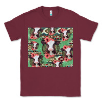 Burgundy baby cow floral aztec tumbler Classic Tee - Jasminsmagicworld