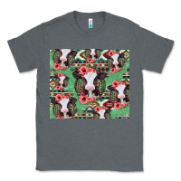 Charcoal Heather baby cow floral aztec tumbler Classic Tee - Jasminsmagicworld