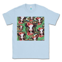 Dusty Blue baby cow floral aztec tumbler Classic Tee - Jasminsmagicworld