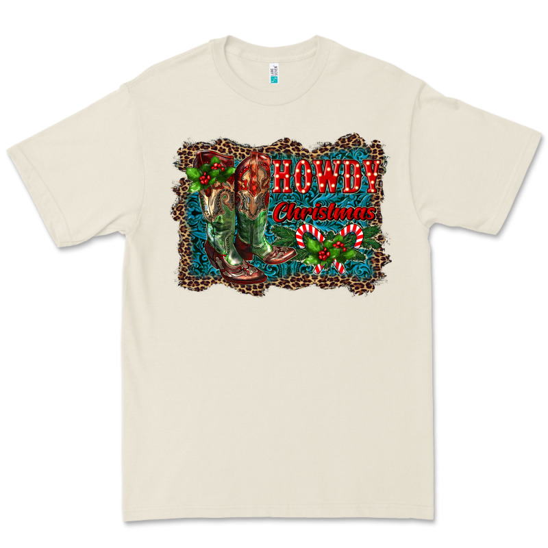 Howdy Christmas Boots Premium Tee by RanaPortraitStore | Teevron