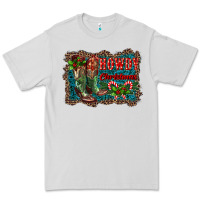 Dove Grey howdy christmas boots Premium Tee - RanaPortraitStore