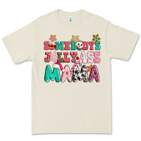 Bone somebody jolly ass mama pink christmas Premium Tee - CowGirlArtShop