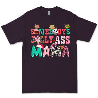 Plum somebody jolly ass mama pink christmas Premium Tee - CowGirlArtShop