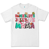 White somebody jolly ass mama pink christmas Premium Tee - CowGirlArtShop
