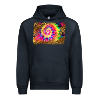 Navy leopard, tie die backgraund Urban Hoodie - JahusDesignShop
