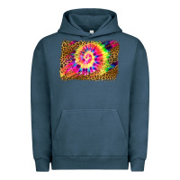 Pigment Midnight Navy leopard, tie die backgraund Urban Hoodie - JahusDesignShop