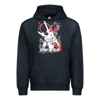 Navy #metroid Urban Hoodie - linhVisuals