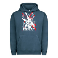 Pigment Midnight Navy #metroid Urban Hoodie - linhVisuals