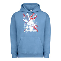Pigment Pebble Blue #metroid Urban Hoodie - linhVisuals