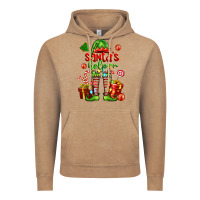 Vintage Coffee santa s helper Vintage Hoodie - FaDigitalArtStudio