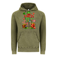 Vintage Olive santa s helper Vintage Hoodie - FaDigitalArtStudio