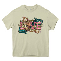 Mossy Love Horse Heavy Core Tee - HowdyJamesFarm