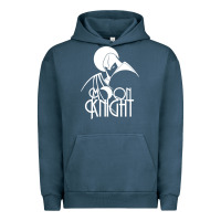 Pigment Midnight Navy moon knight pop culture geekdom Urban Hoodie - linhVisuals