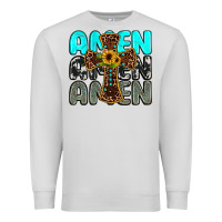 Dove Grey amen Premium Sweatshirt - JahusDesignShop