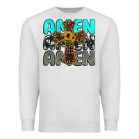 Oatmeal Heather amen Premium Sweatshirt - JahusDesignShop