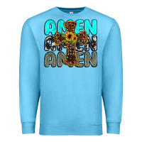 Ocean Blue amen Premium Sweatshirt - JahusDesignShop