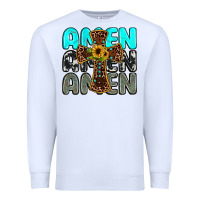 White amen Premium Sweatshirt - JahusDesignShop