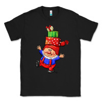 Black cute christmas gnome Classic Tee - CowGirlArtShop