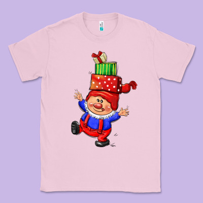 Cute Christmas Gnome Classic Tee Designed By Cowgirlartshop