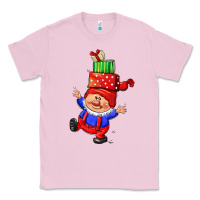 Bubblegum Pink cute christmas gnome Classic Tee - CowGirlArtShop