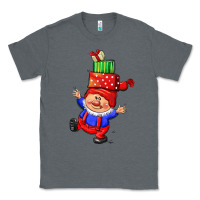 Charcoal Heather cute christmas gnome Classic Tee - CowGirlArtShop