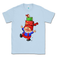 Dusty Blue cute christmas gnome Classic Tee - CowGirlArtShop