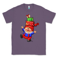 Lavender cute christmas gnome Classic Tee - CowGirlArtShop