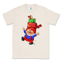 Natural cute christmas gnome Classic Tee - CowGirlArtShop