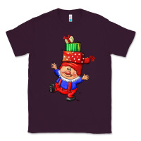 Plum cute christmas gnome Classic Tee - CowGirlArtShop