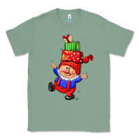 Sage cute christmas gnome Classic Tee - CowGirlArtShop