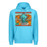 Ocean Blue fall thankfull cross Premium Hoodie - Jasminsmagicworld
