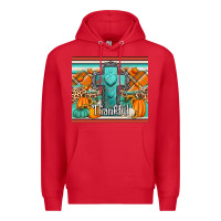 Red fall thankfull cross Premium Hoodie - Jasminsmagicworld