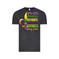 Vintage Black mardi gras parades beads Vintage Tee - FaDigitalArtStudio