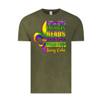 Vintage Olive mardi gras parades beads Vintage Tee - FaDigitalArtStudio